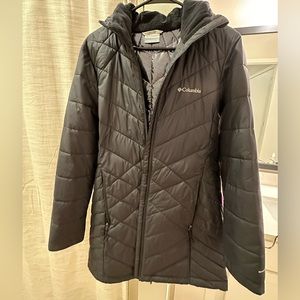 Columbia Women’s Heavenly Long Hooded Jacket: Medium